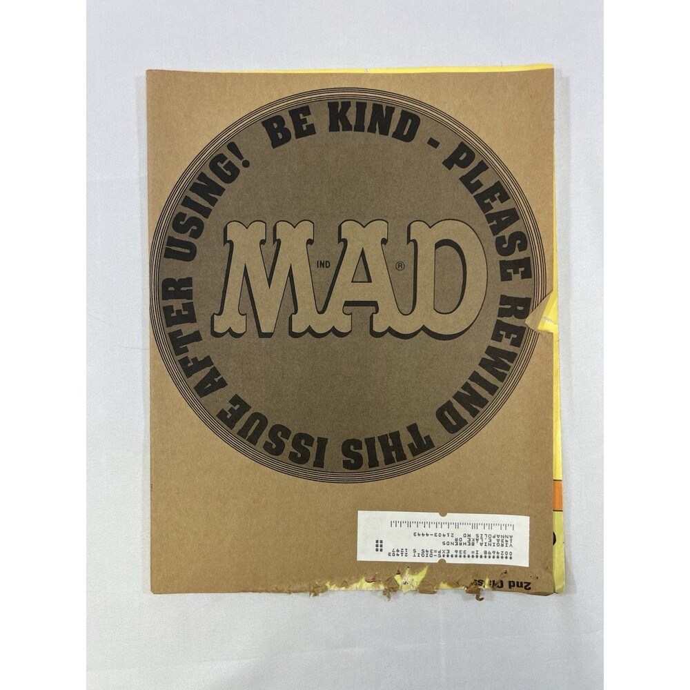 Vintage Original MAD Magazine #336 June 1995 Beavis and Butthead Grow Old